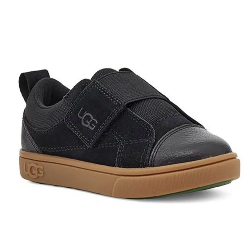 ✨ UGG ✨ Toddler Black Rennon Low Top Suede Leather Sneakers Size 12
